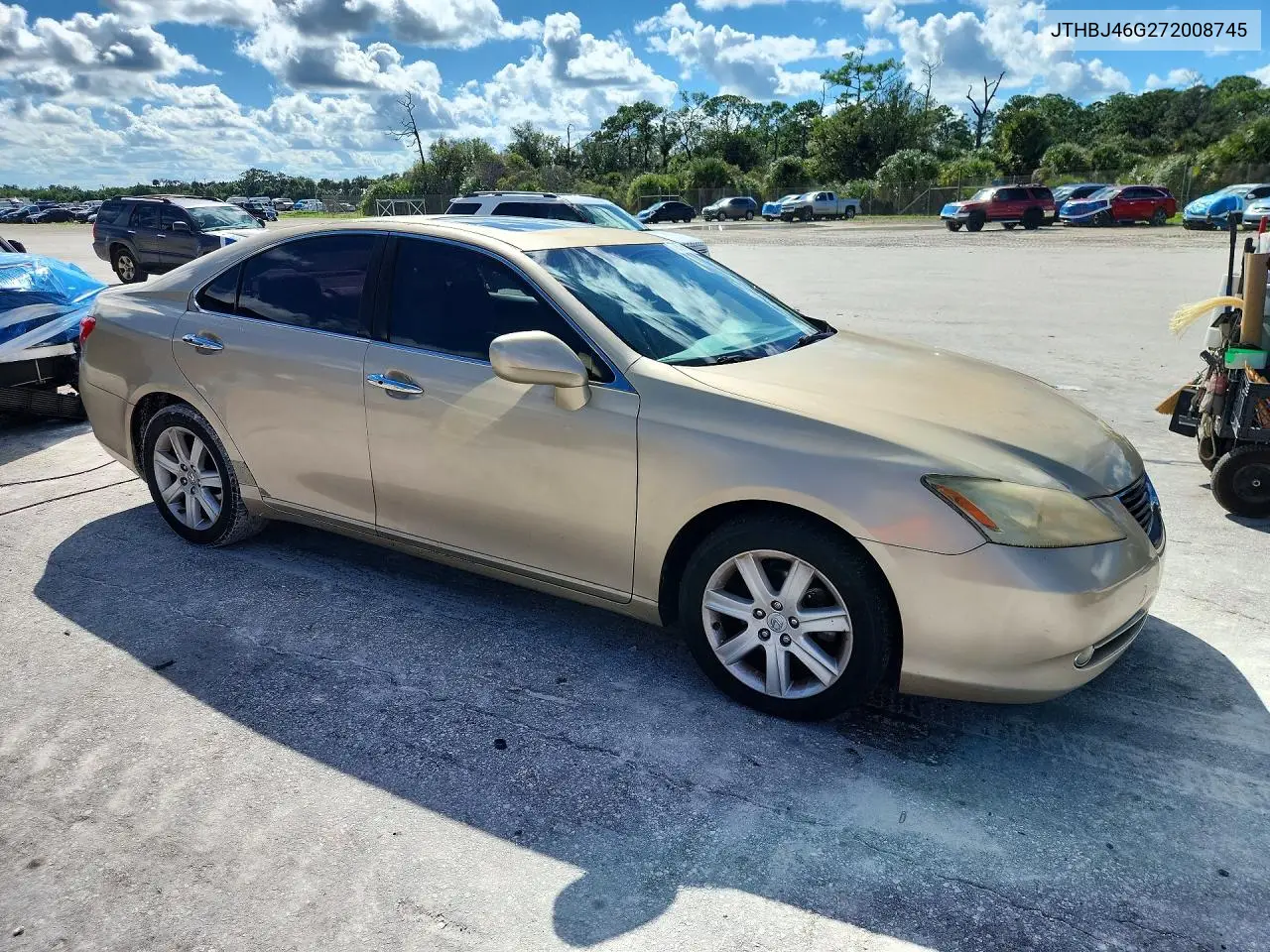 2007 LEXUS ES VIN JTHBJ46G272008745 — фото 4