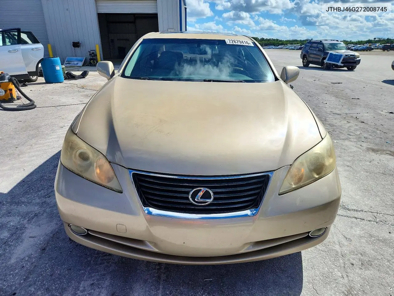2007 LEXUS ES VIN JTHBJ46G272008745 — фото 5