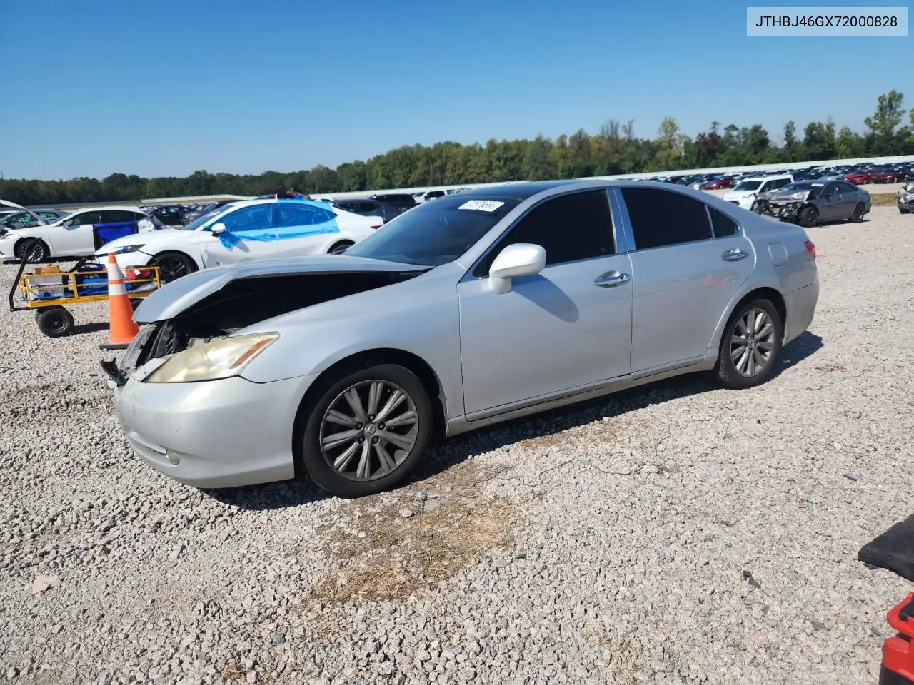 LEXUS ES 2007, VIN JTHBJ46GX72000828