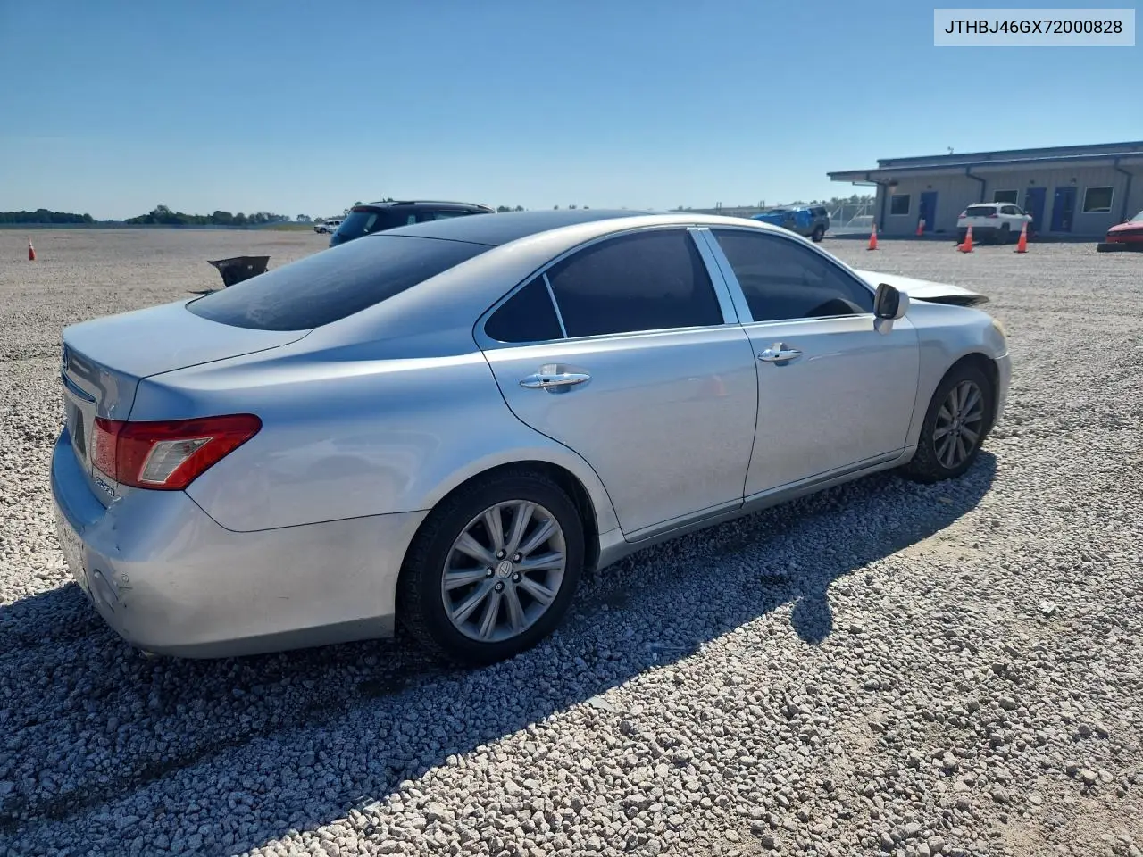 2007 LEXUS ES VIN JTHBJ46GX72000828 — фото 3