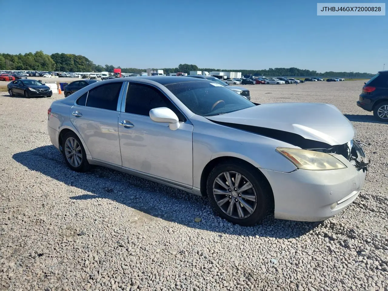 2007 LEXUS ES VIN JTHBJ46GX72000828 — фото 4