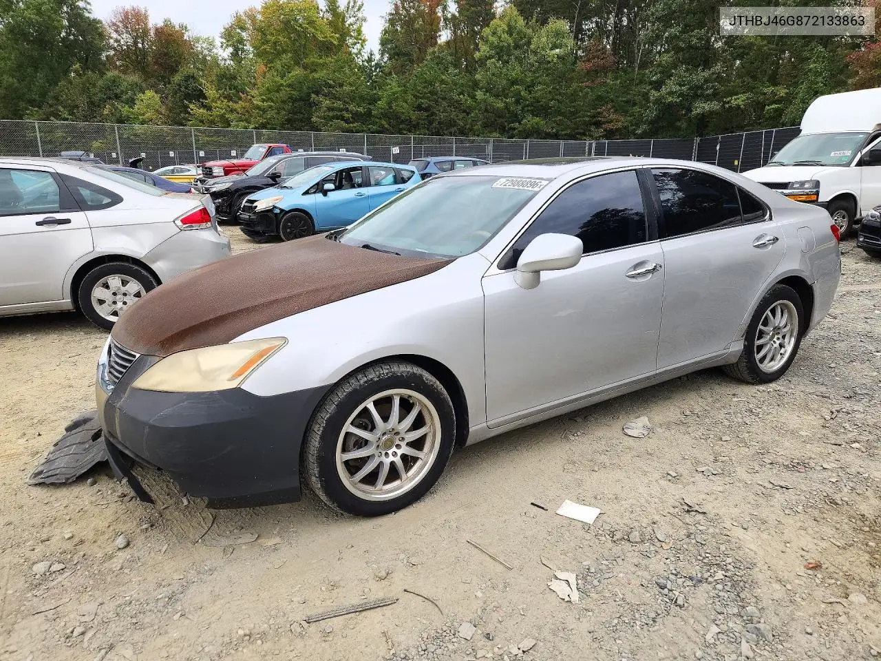 LEXUS ES 2007, VIN JTHBJ46G872133863