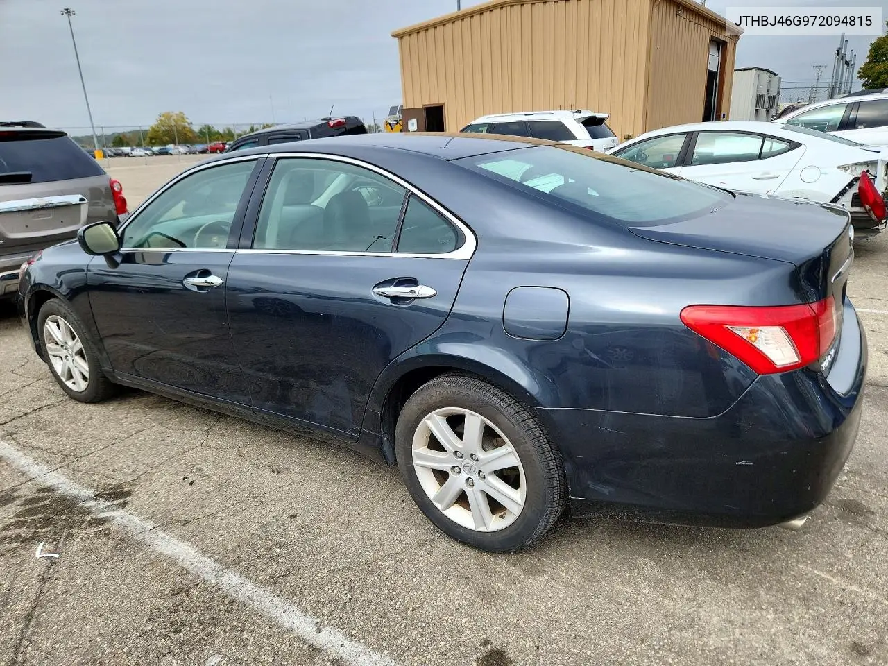 2007 LEXUS ES VIN JTHBJ46G972094815 — фото 2