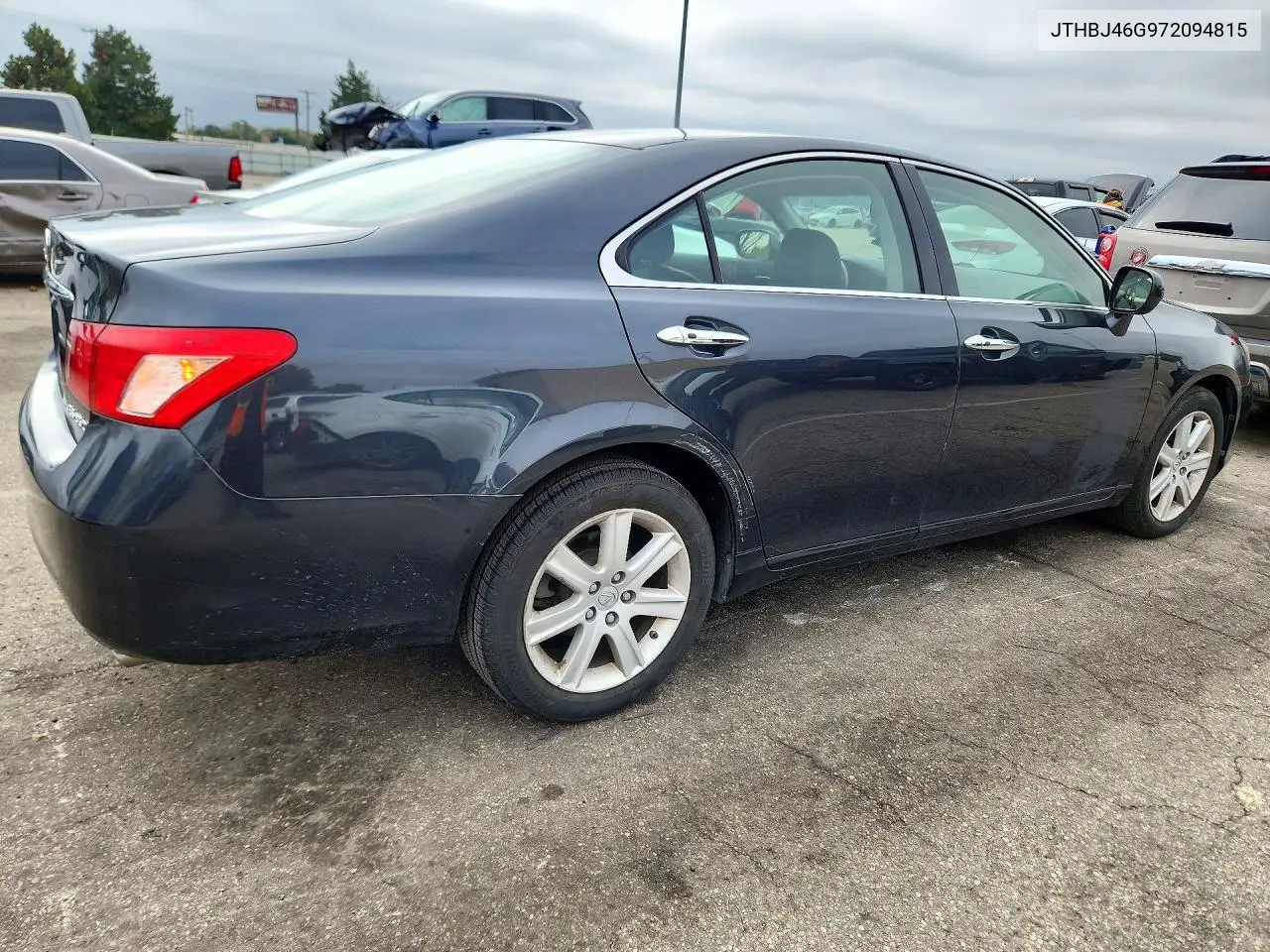 2007 LEXUS ES VIN JTHBJ46G972094815 — фото 3