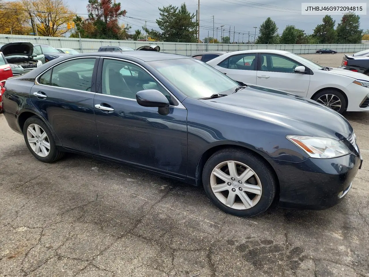 2007 LEXUS ES VIN JTHBJ46G972094815 — фото 4