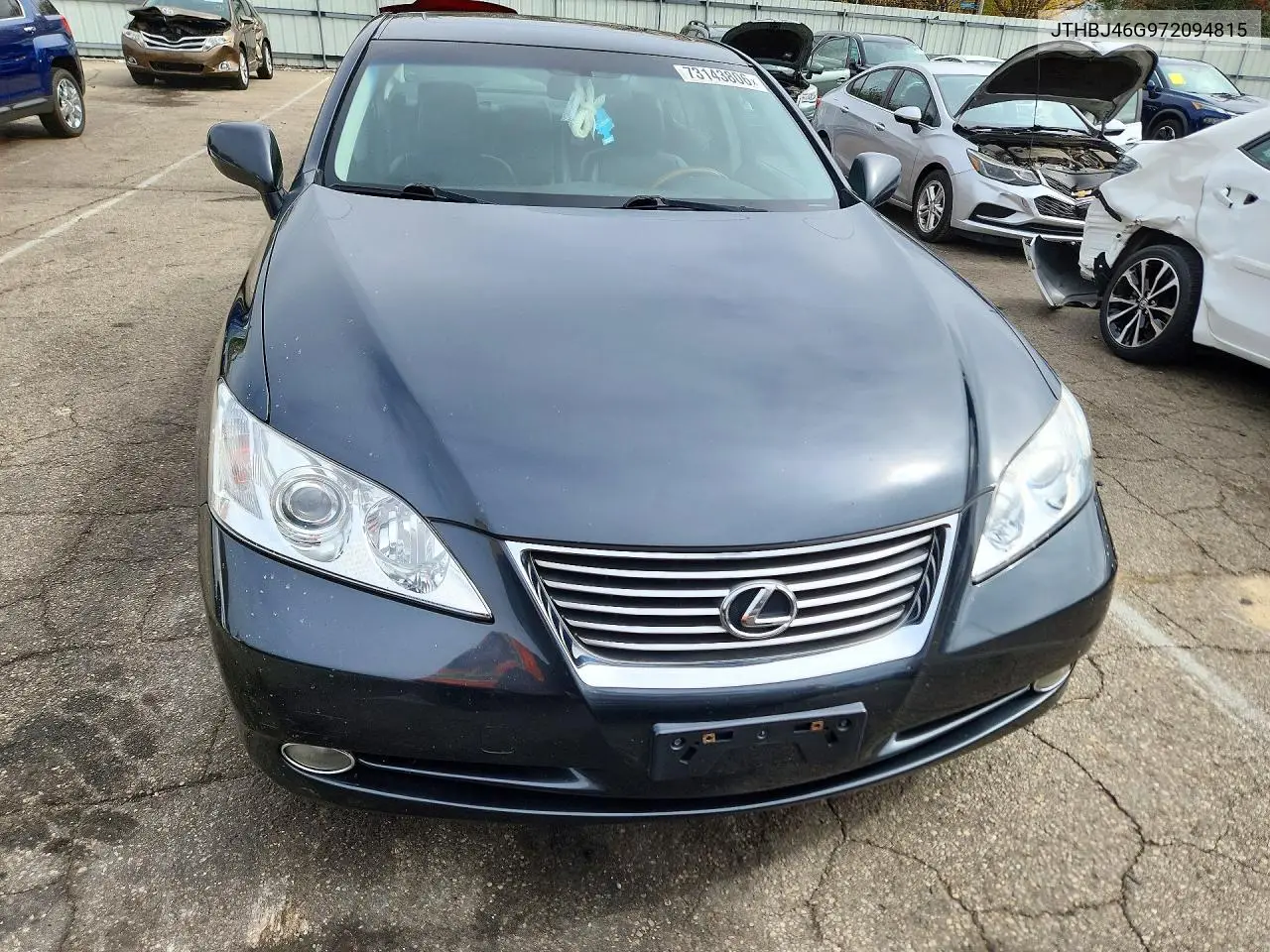 2007 LEXUS ES VIN JTHBJ46G972094815 — фото 5