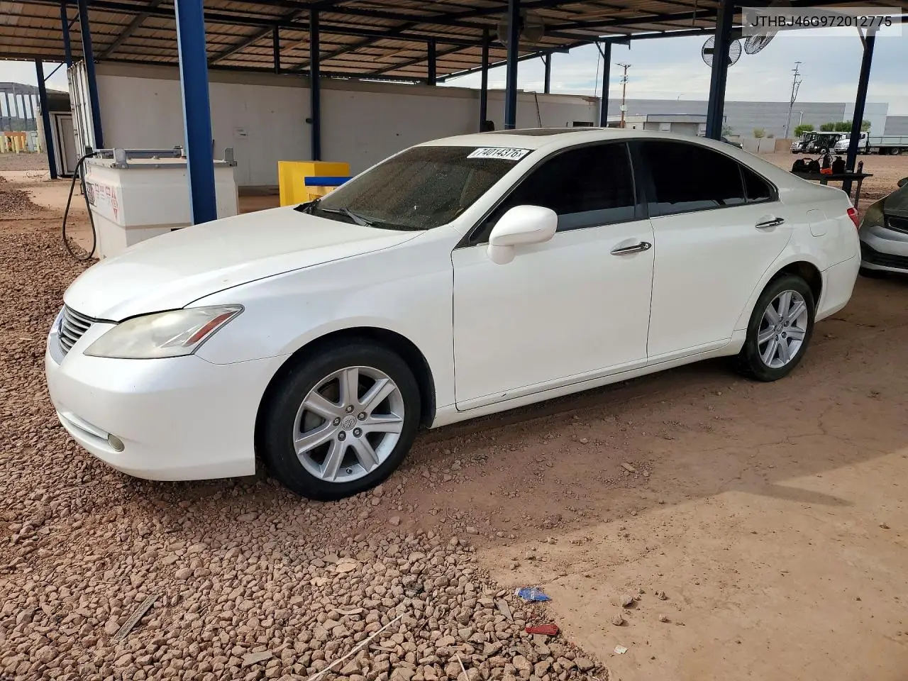 LEXUS ES 2007, VIN JTHBJ46G972012775