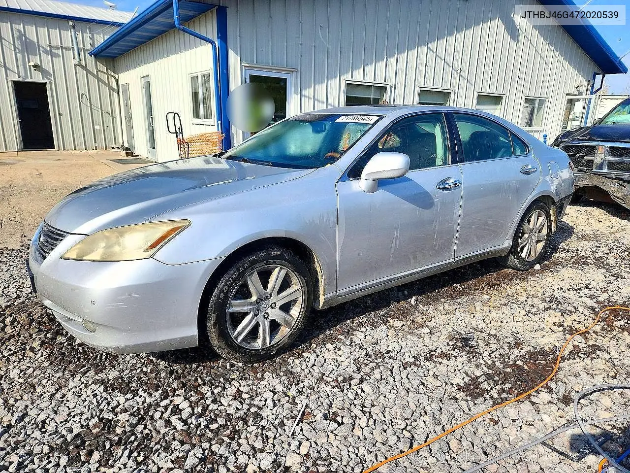 LEXUS ES 2007, VIN JTHBJ46G472020539