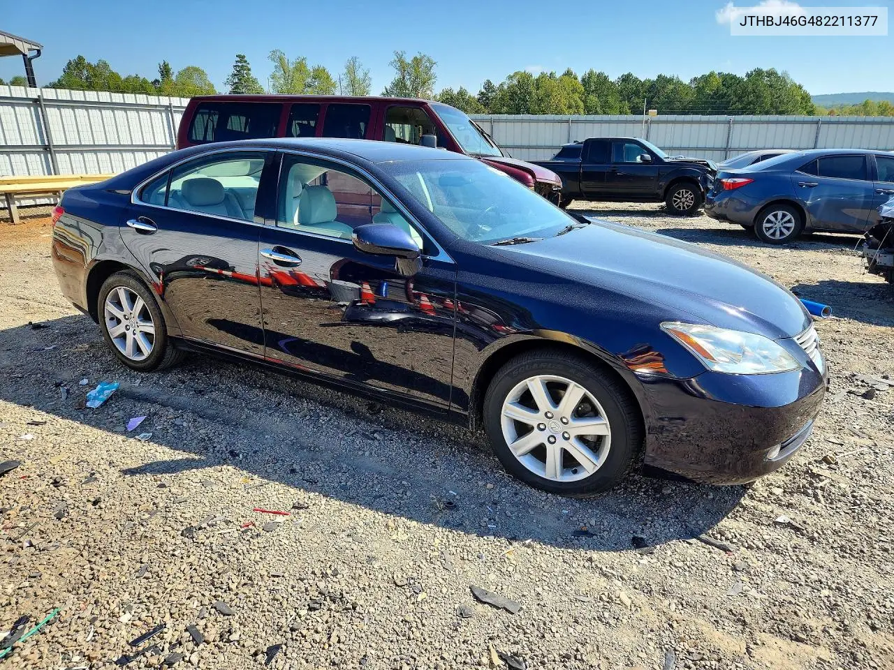 2008 LEXUS ES VIN JTHBJ46G482211377 — фото 4