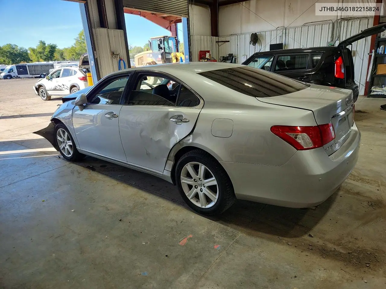 2008 LEXUS ES VIN JTHBJ46G182215824 — фото 2