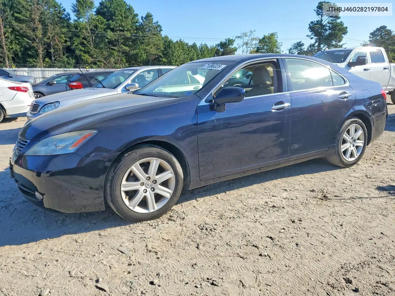 LEXUS ES 2008, VIN JTHBJ46G282197804