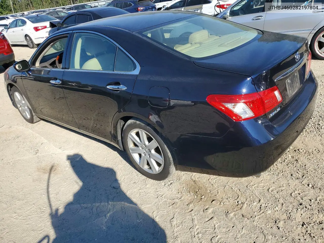 2008 LEXUS ES VIN JTHBJ46G282197804 — фото 2