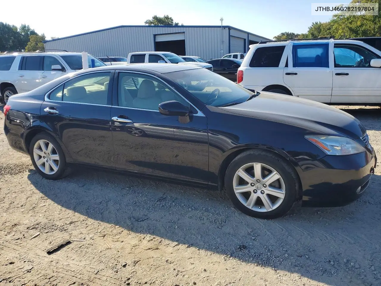 2008 LEXUS ES VIN JTHBJ46G282197804 — фото 4