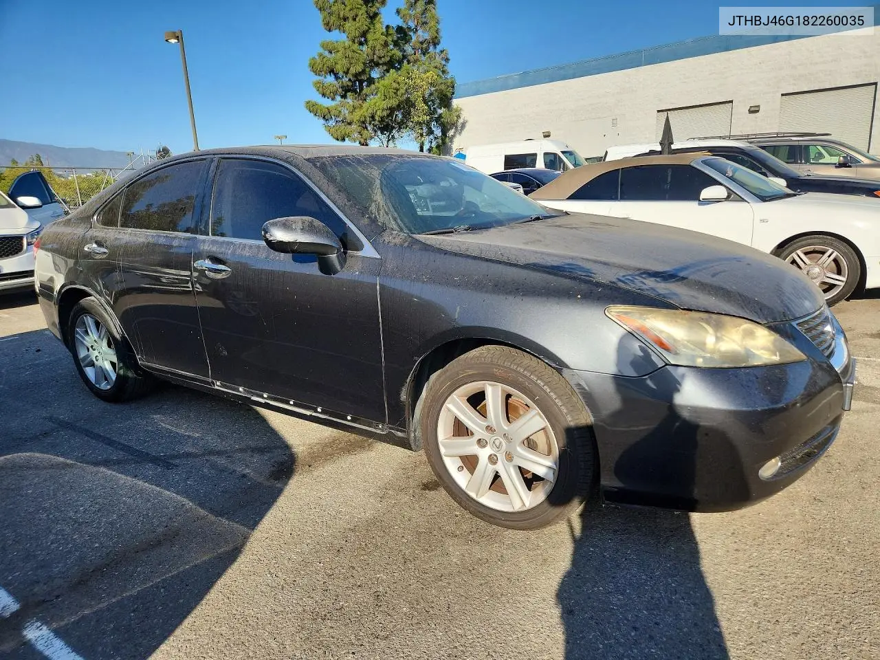 2008 LEXUS ES VIN JTHBJ46G182260035 — фото 4