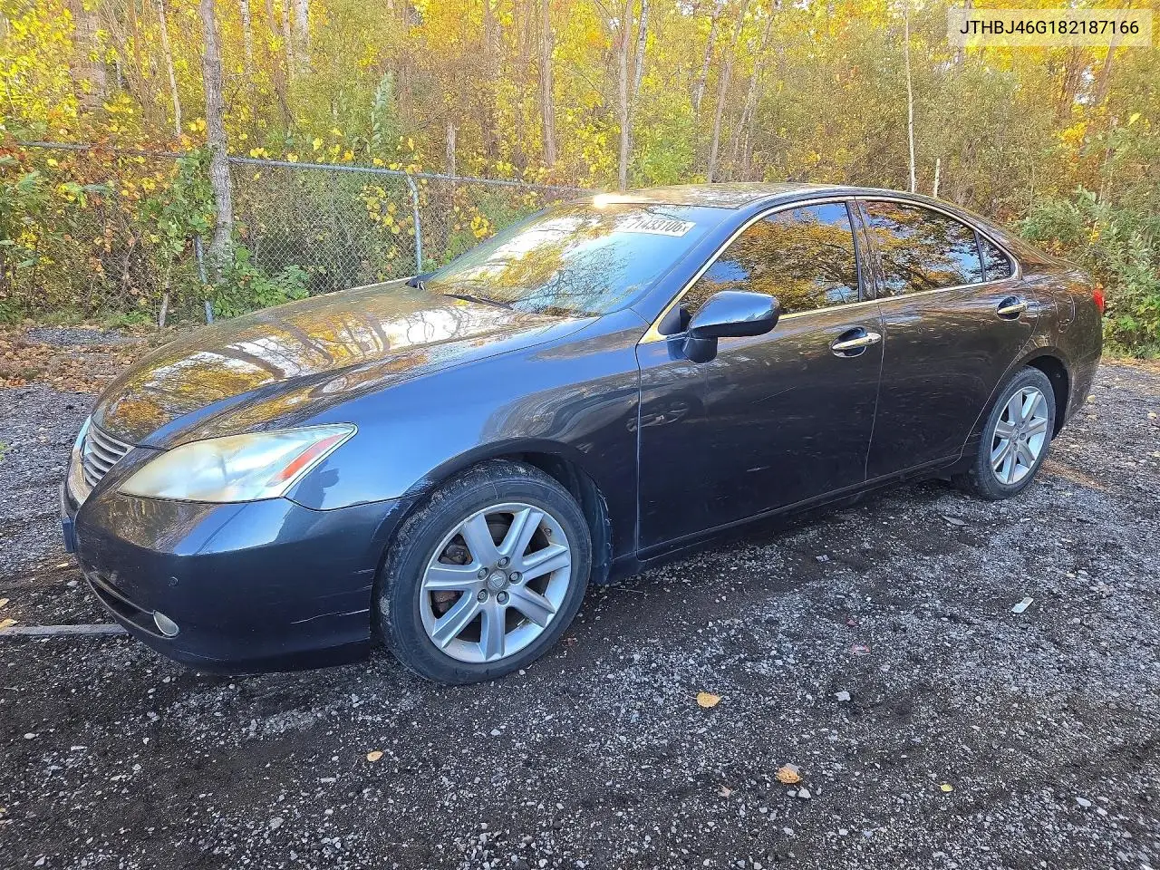 LEXUS ES 2008, VIN JTHBJ46G182187166