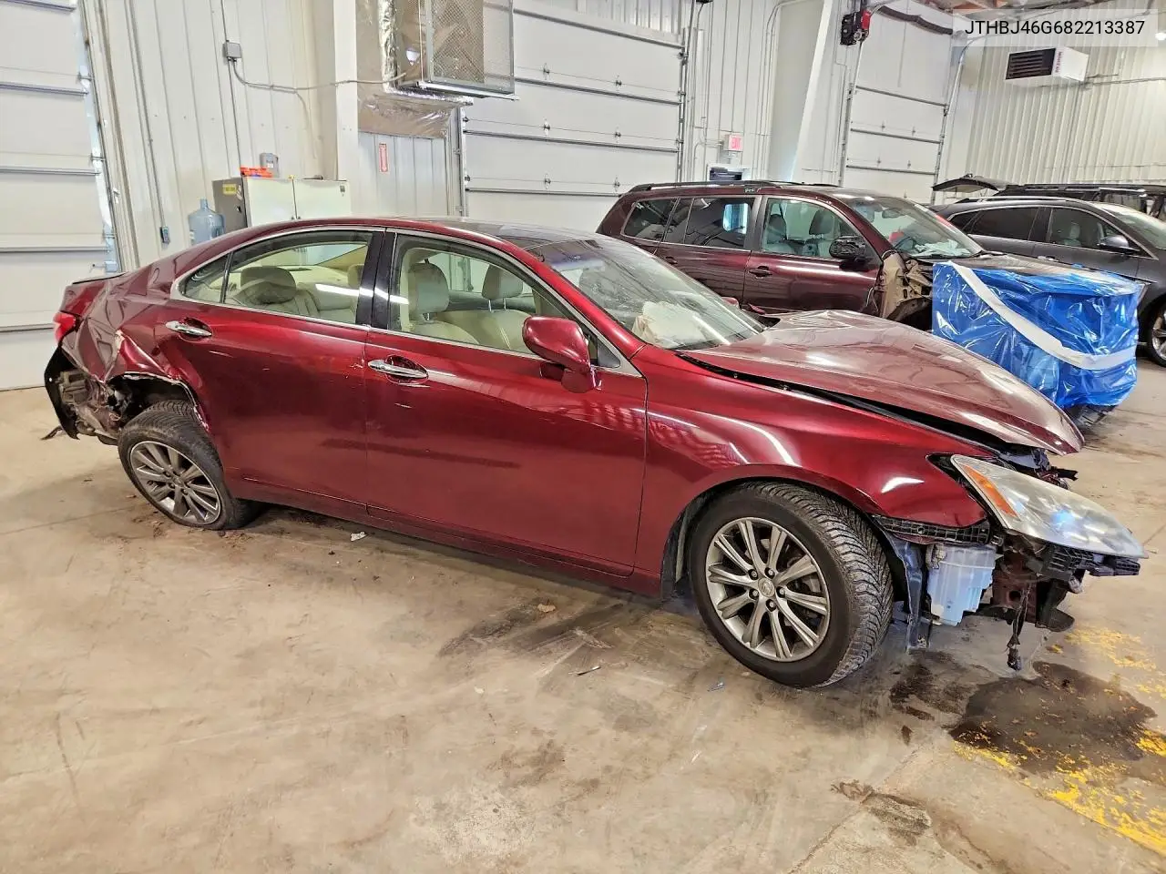 2008 LEXUS ES VIN JTHBJ46G682213387 — фото 4