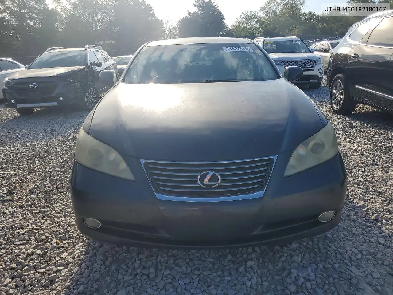 2008 LEXUS ES VIN JTHBJ46G182180167 — фото 5