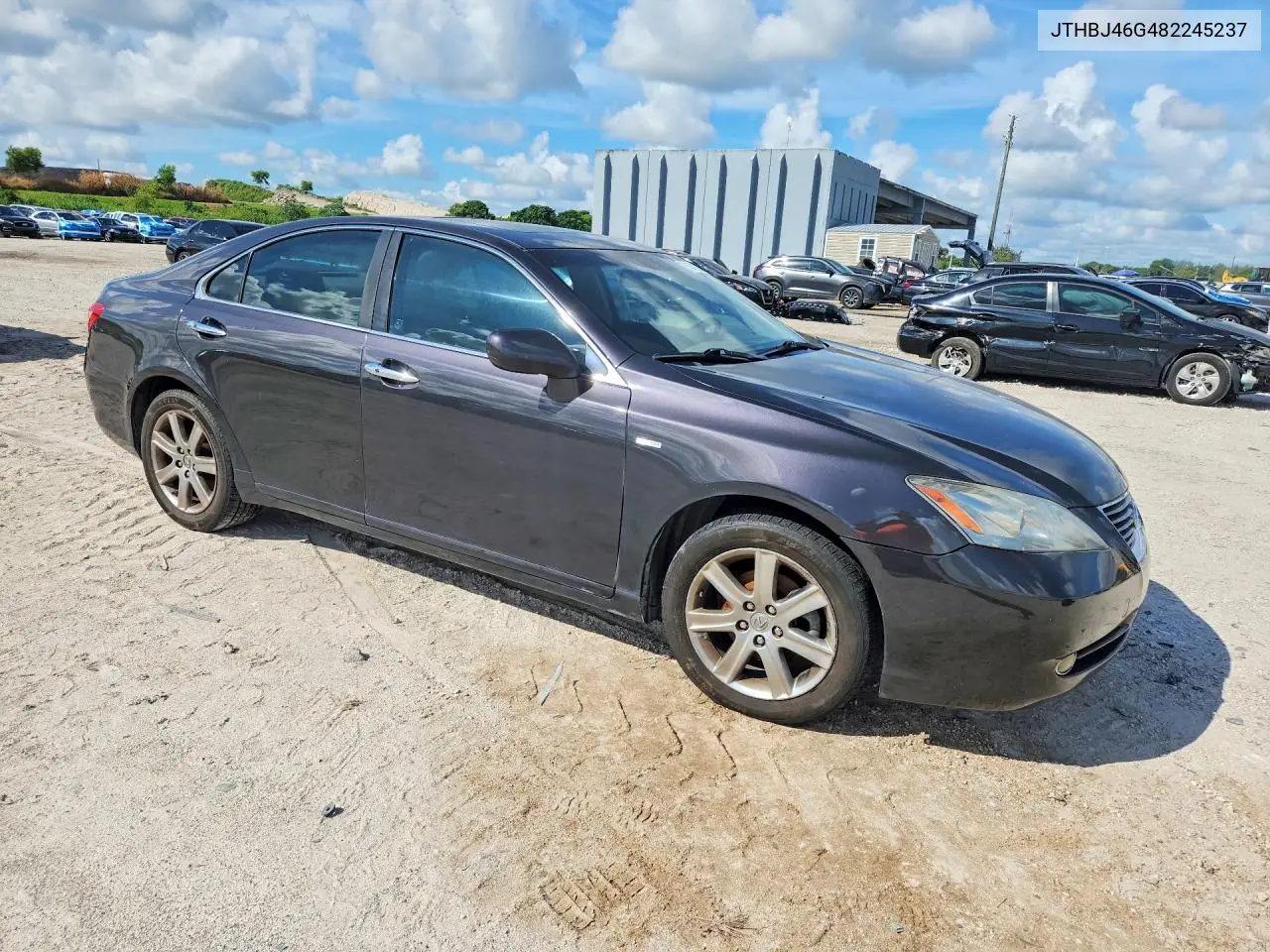 2008 LEXUS ES VIN JTHBJ46G482245237 — фото 4