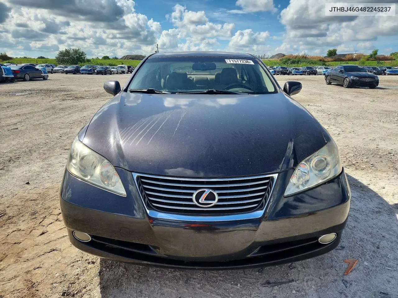 2008 LEXUS ES VIN JTHBJ46G482245237 — фото 5