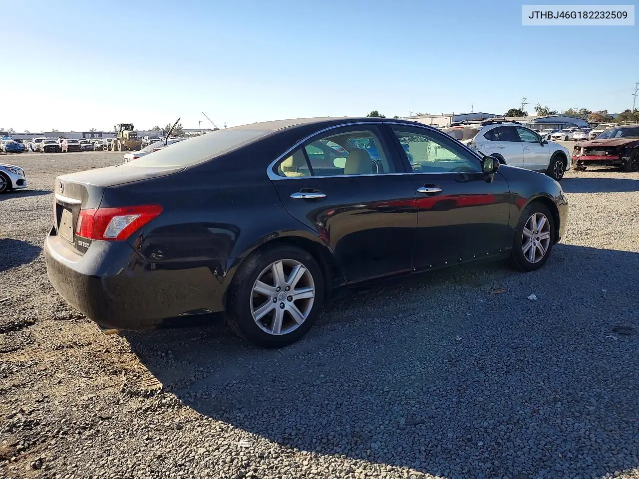 2008 LEXUS ES VIN JTHBJ46G182232509 — фото 3