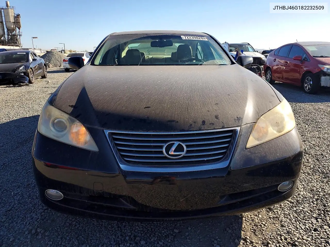 2008 LEXUS ES VIN JTHBJ46G182232509 — фото 5