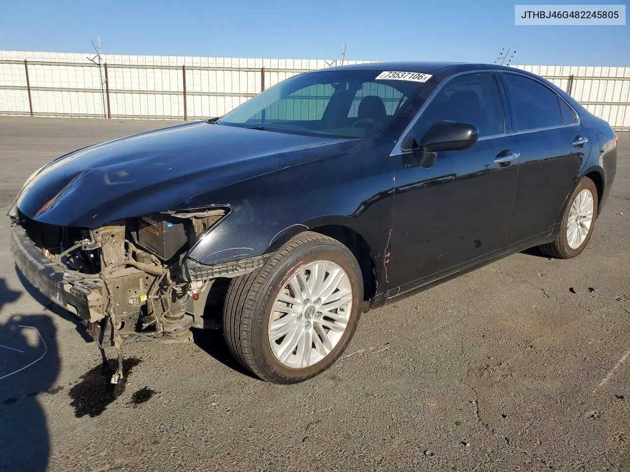 LEXUS ES 2008, VIN JTHBJ46G482245805