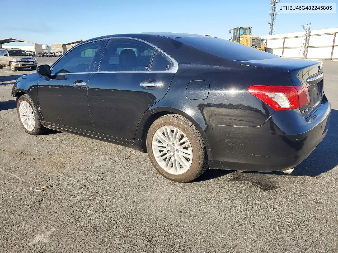 2008 LEXUS ES VIN JTHBJ46G482245805 — фото 2