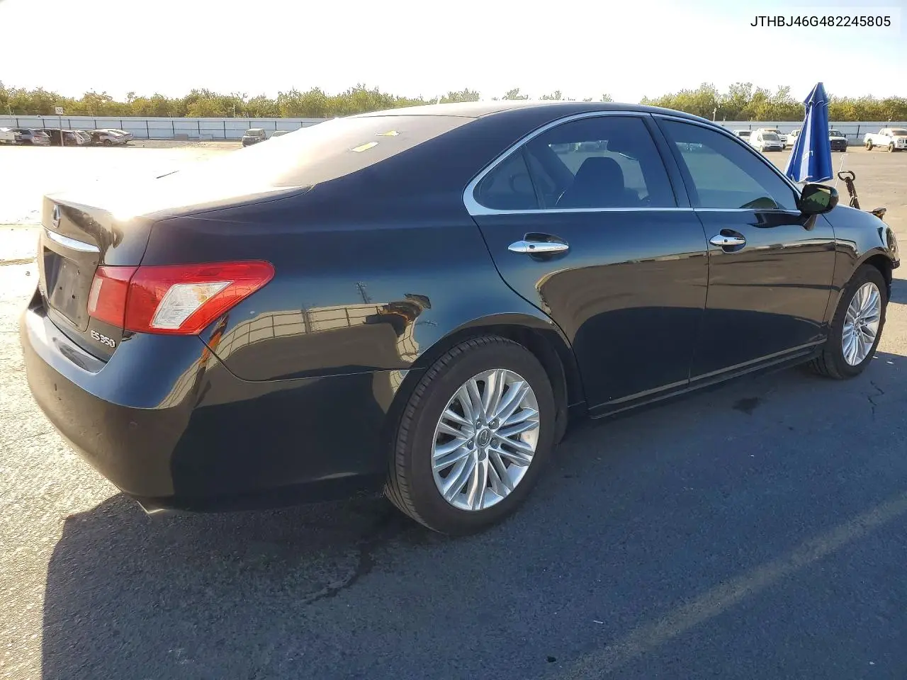 2008 LEXUS ES VIN JTHBJ46G482245805 — фото 3