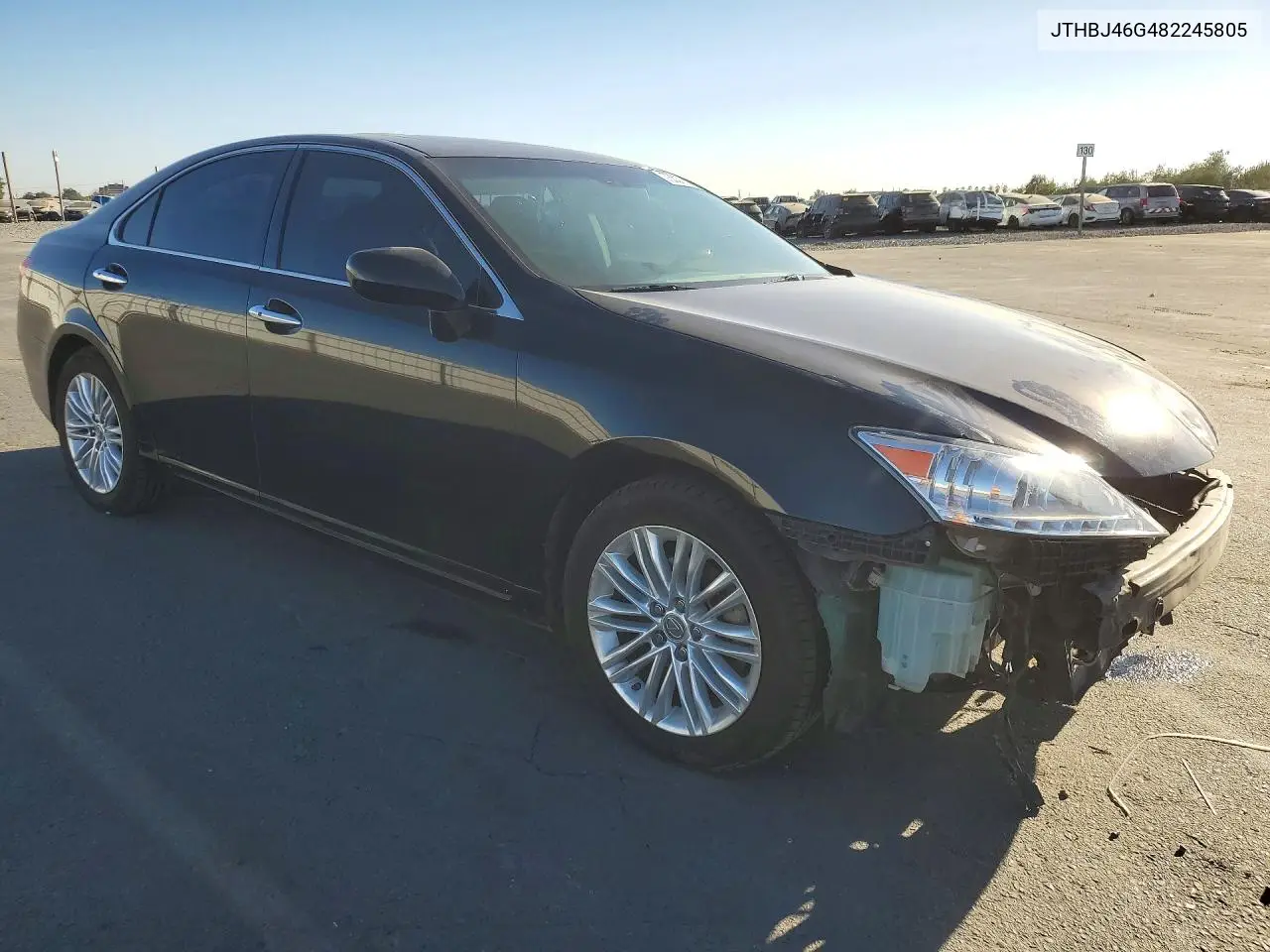 2008 LEXUS ES VIN JTHBJ46G482245805 — фото 4