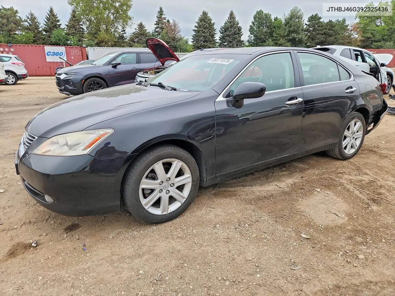 LEXUS ES 2009, VIN JTHBJ46G392325436
