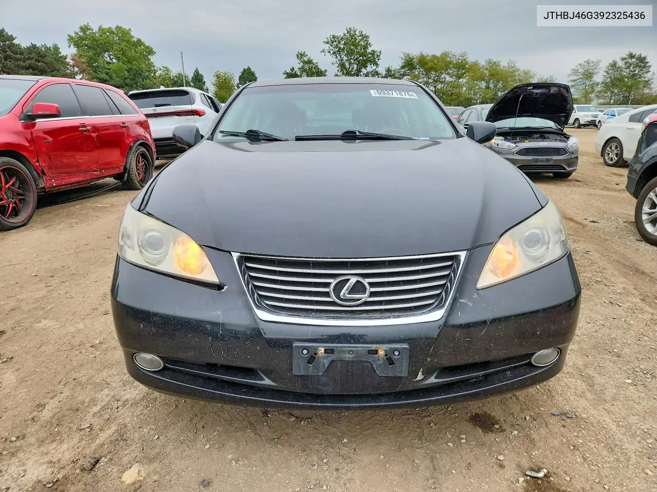 2009 LEXUS ES VIN JTHBJ46G392325436 — фото 5