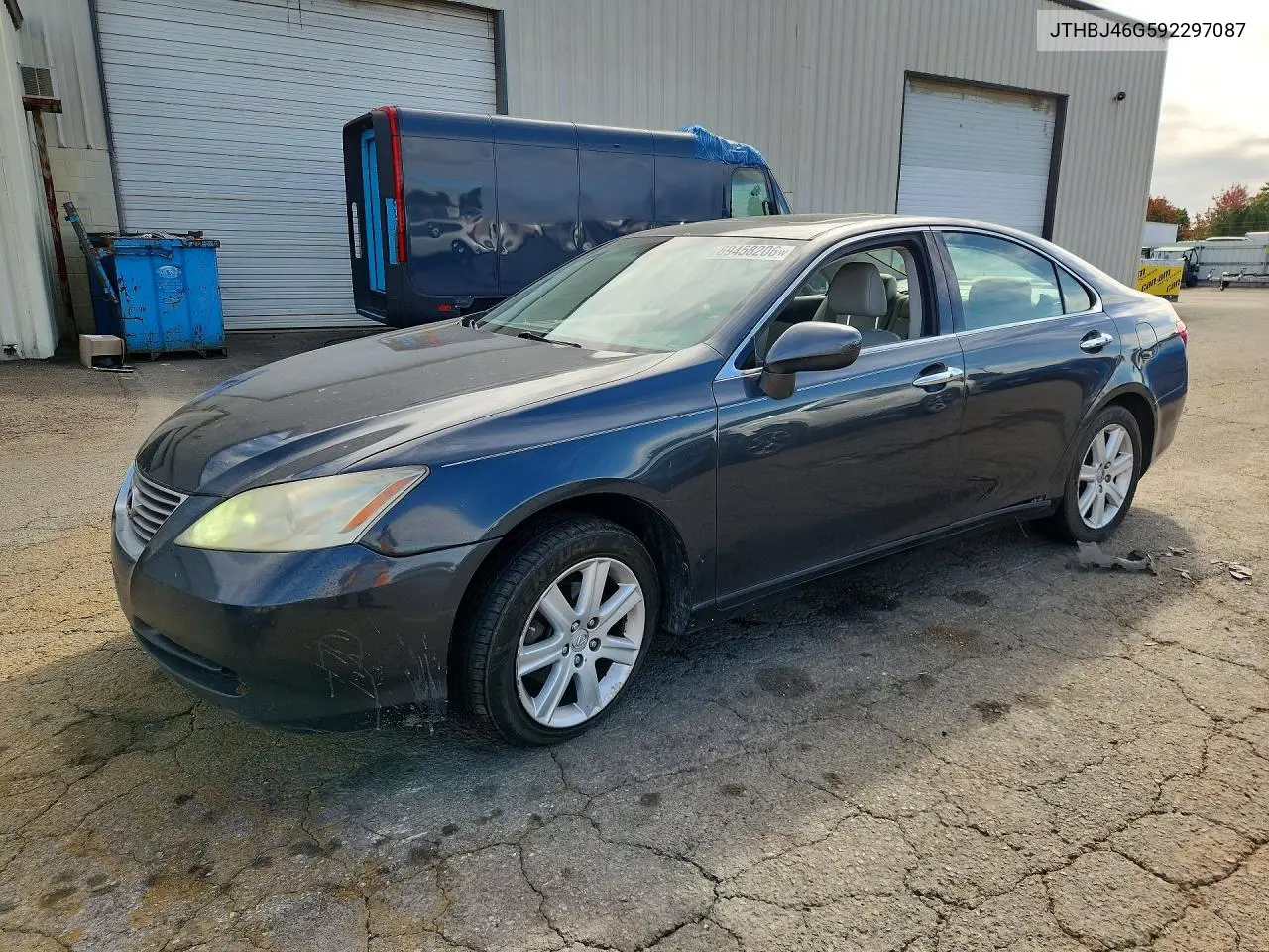 LEXUS ES 2009, VIN JTHBJ46G592297087