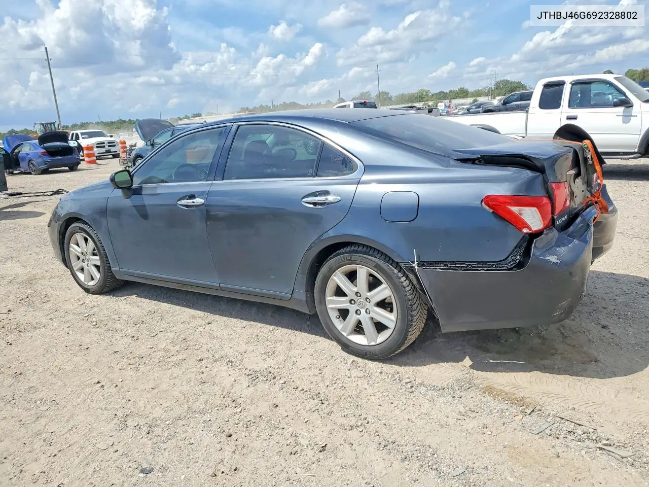 2009 LEXUS ES VIN JTHBJ46G692328802 — фото 2
