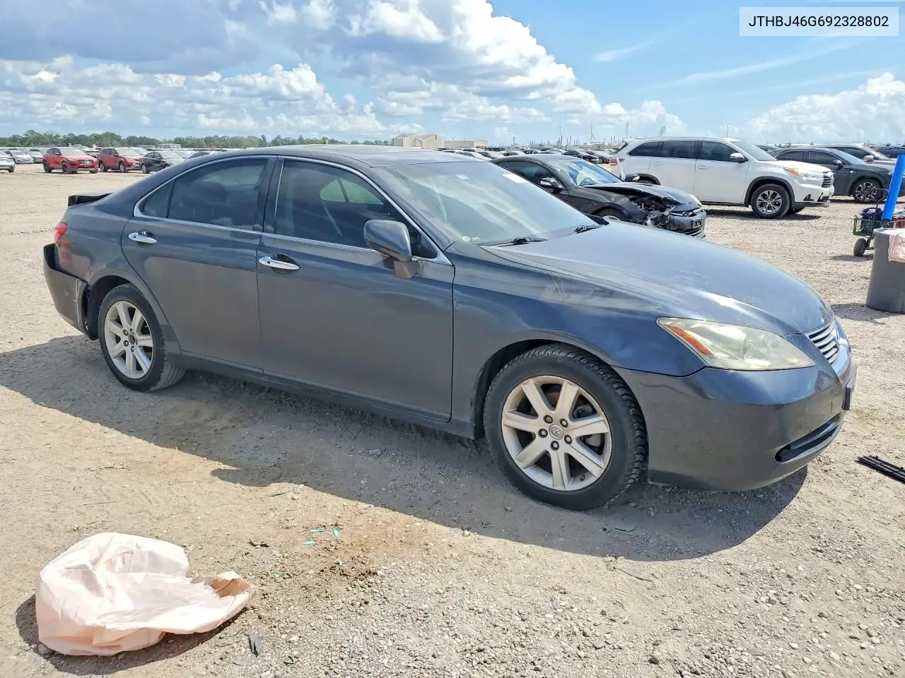 2009 LEXUS ES VIN JTHBJ46G692328802 — фото 4