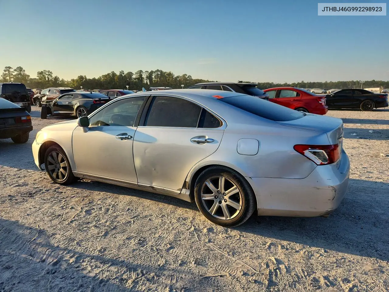 2009 LEXUS ES VIN JTHBJ46G992298923 — фото 2