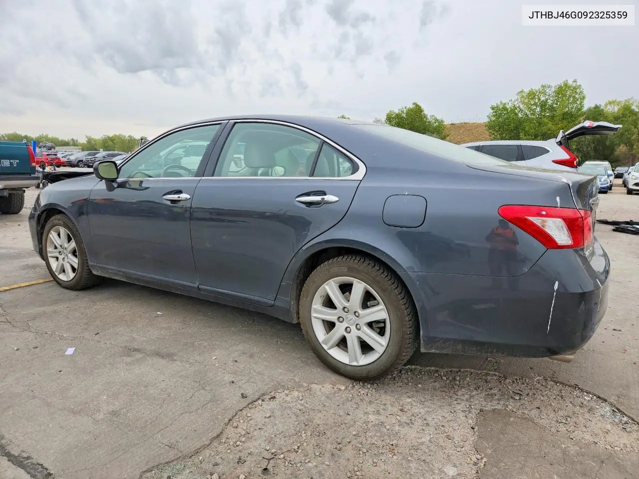 2009 LEXUS ES VIN JTHBJ46G092325359 — фото 2