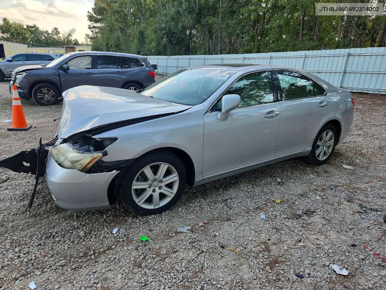 LEXUS ES 2009, VIN JTHBJ46G492334002