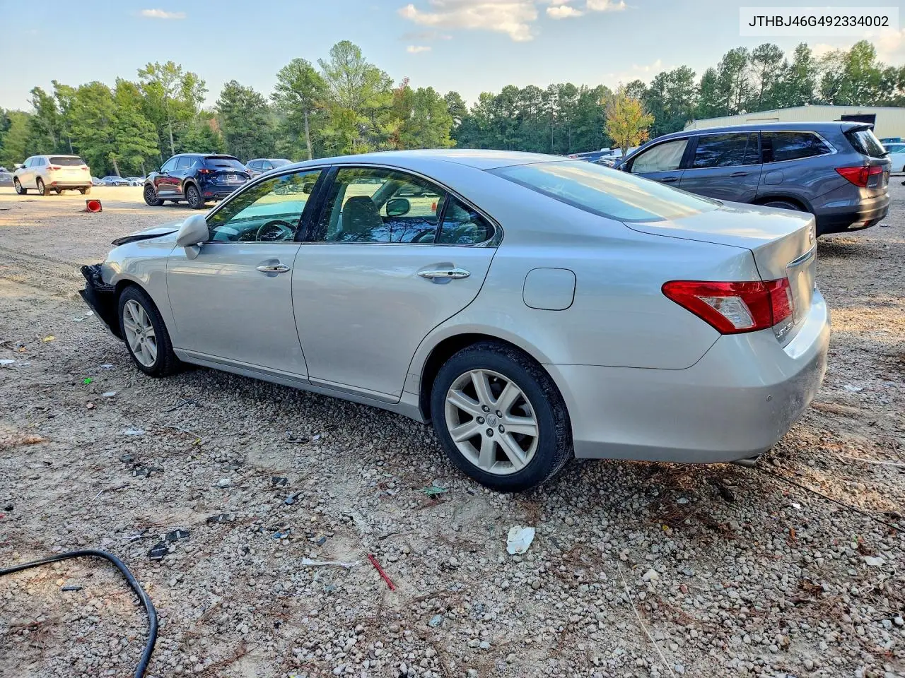 2009 LEXUS ES VIN JTHBJ46G492334002 — фото 2