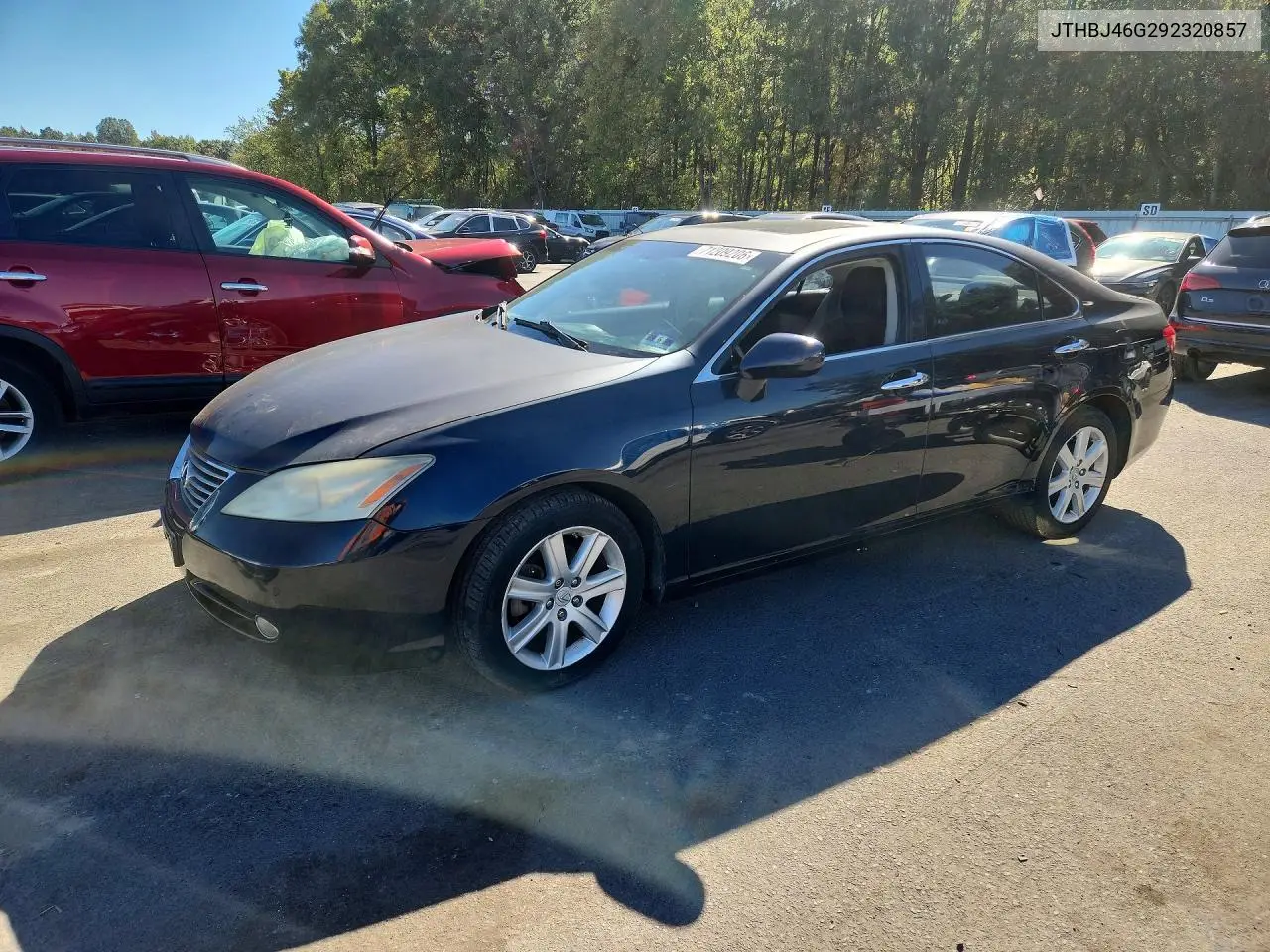 LEXUS ES 2009, VIN JTHBJ46G292320857