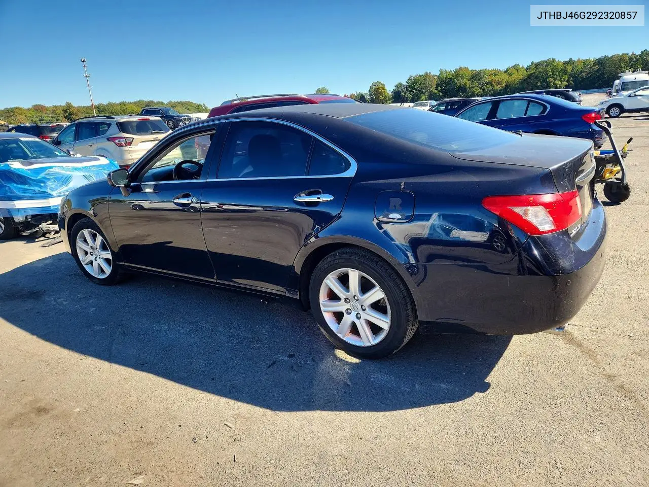 2009 LEXUS ES VIN JTHBJ46G292320857 — фото 2