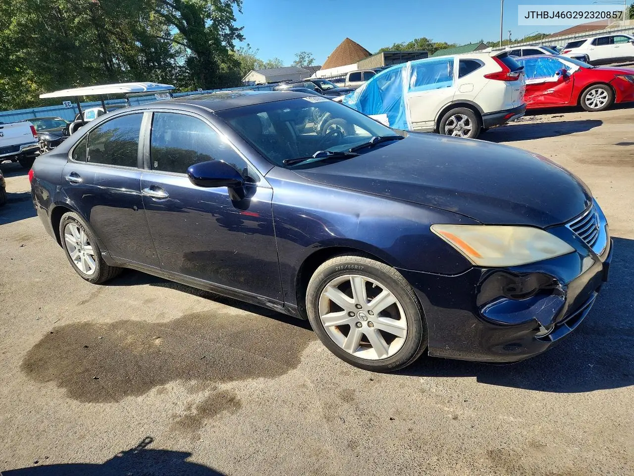 2009 LEXUS ES VIN JTHBJ46G292320857 — фото 4