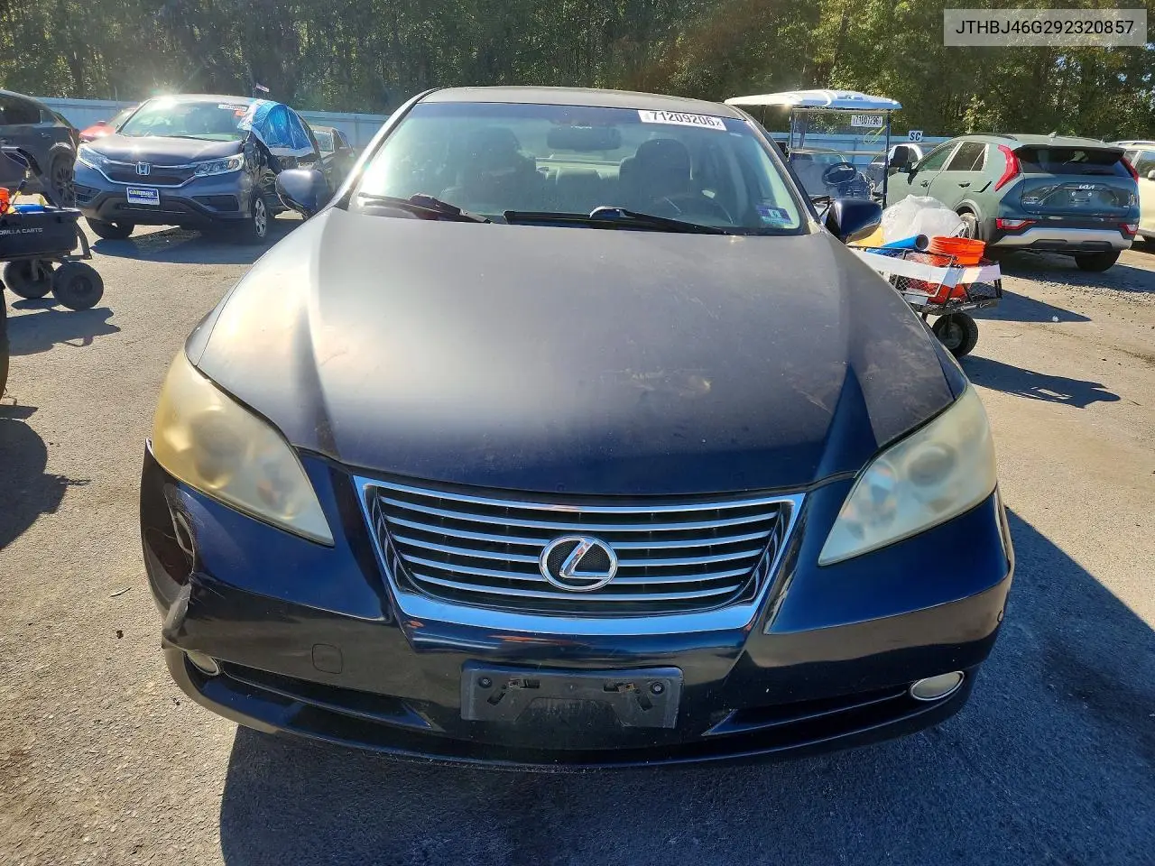2009 LEXUS ES VIN JTHBJ46G292320857 — фото 5