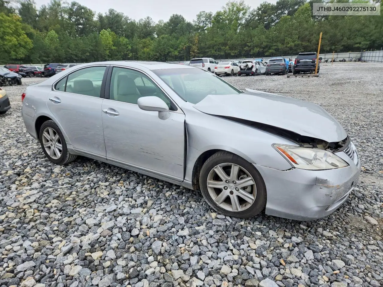 2009 LEXUS ES VIN JTHBJ46G292275130 — фото 4