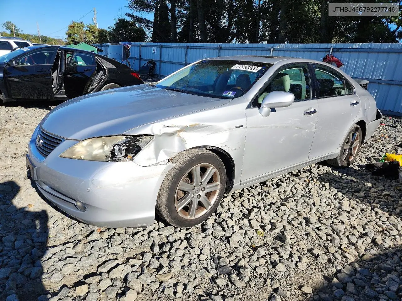 LEXUS ES 2009, VIN JTHBJ46G792277746