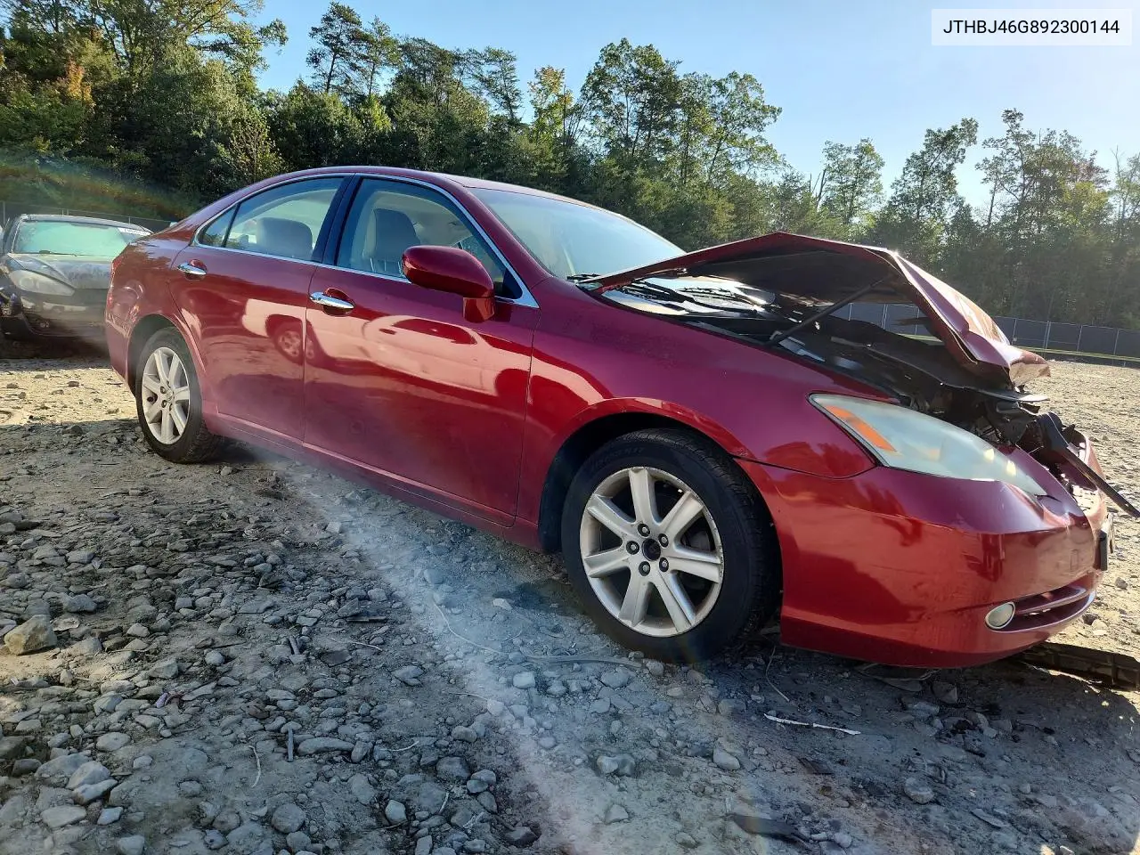 2009 LEXUS ES VIN JTHBJ46G892300144 — фото 4