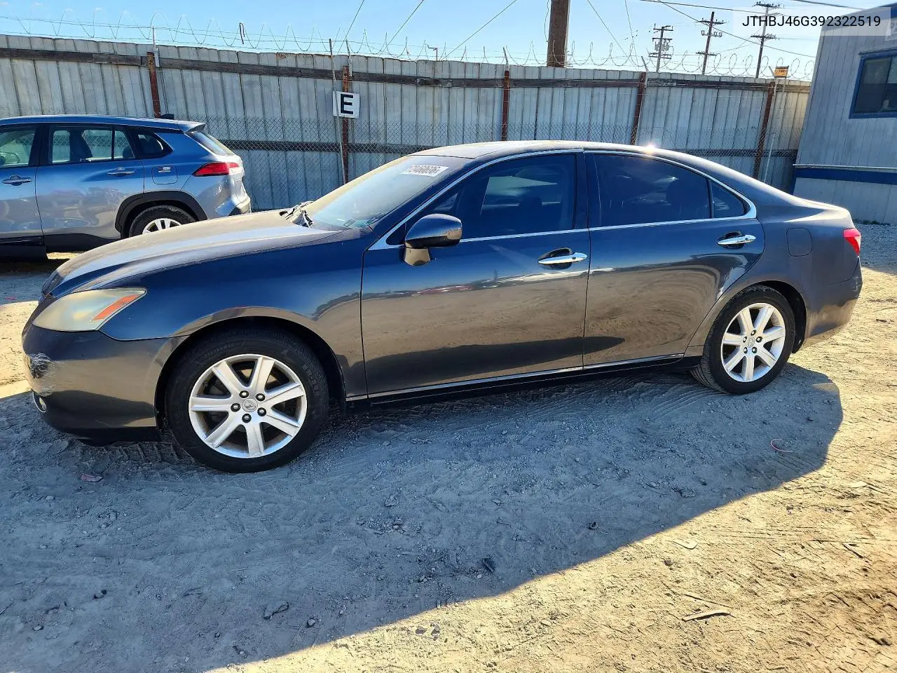 LEXUS ES 2009, VIN JTHBJ46G392322519