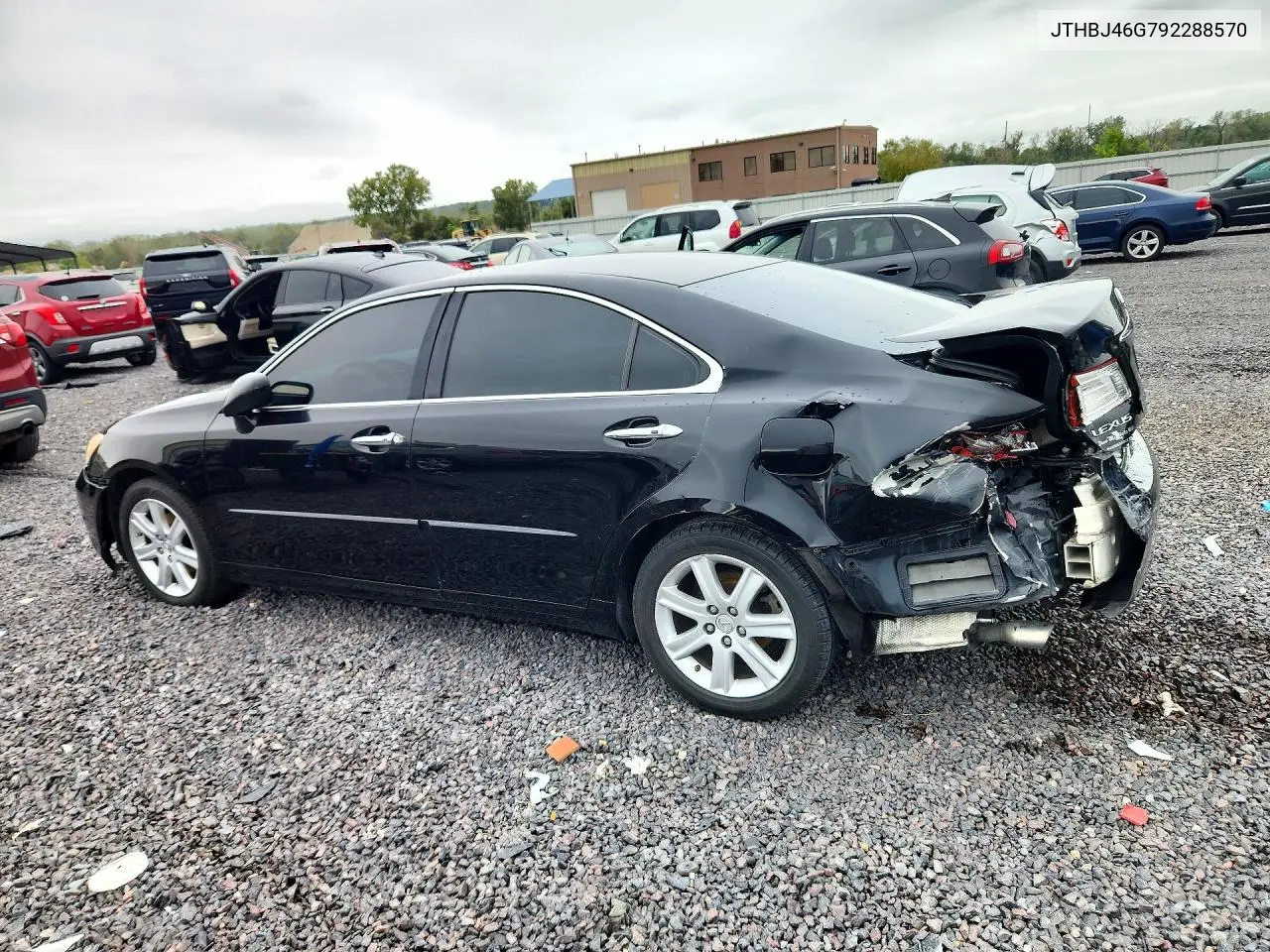 2009 LEXUS ES VIN JTHBJ46G792288570 — фото 2