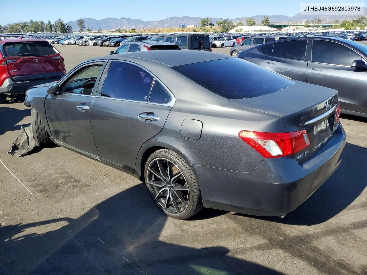 2009 LEXUS ES VIN JTHBJ46G692303978 — фото 2