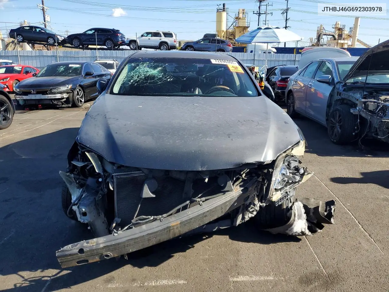 2009 LEXUS ES VIN JTHBJ46G692303978 — фото 5