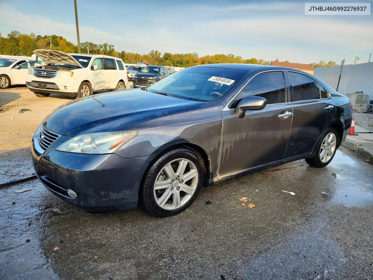 LEXUS ES 2009, VIN JTHBJ46G992276937